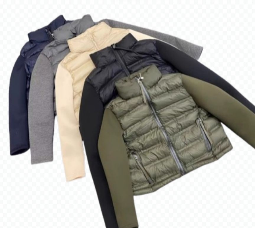 High Quality Women's Clothing 2024 Autumn New Style Pressure Strip Design Splicing Warm Hooded Long-sleeved Jacket Coat